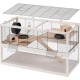 Ferplast Hamsterkäfig DOMSTER, Mauskäfig Hamsterhaus, 3 Ebenen, mit Zubehör, Plattformen Leitern, Lackiertes Metallgitter und FSC-Holz, Transparenter Boden, Hamsterkäfig Holz 120 x 50 x h 66,5 cm Ferplast Hamsterkäfig DOMSTER, Mauskäfig Hamsterhaus, 3 Ebenen, mit Zubehör, Plattformen Leitern, Lackiertes Metallgitter und FSC-Holz, Transparenter Boden, Hamsterkäfig Holz 120 x 50 x h 66,5 cm