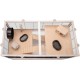 Ferplast Hamsterkäfig DOMSTER, Mauskäfig Hamsterhaus, 3 Ebenen, mit Zubehör, Plattformen Leitern, Lackiertes Metallgitter und FSC-Holz, Transparenter Boden, Hamsterkäfig Holz 120 x 50 x h 66,5 cm Ferplast Hamsterkäfig DOMSTER, Mauskäfig Hamsterhaus, 3 Ebenen, mit Zubehör, Plattformen Leitern, Lackiertes Metallgitter und FSC-Holz, Transparenter Boden, Hamsterkäfig Holz 120 x 50 x h 66,5 cm