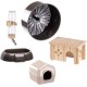 Ferplast Hamsterkäfig DOMSTER, Mauskäfig Hamsterhaus, 3 Ebenen, mit Zubehör, Plattformen Leitern, Lackiertes Metallgitter und FSC-Holz, Transparenter Boden, Hamsterkäfig Holz 120 x 50 x h 66,5 cm Ferplast Hamsterkäfig DOMSTER, Mauskäfig Hamsterhaus, 3 Ebenen, mit Zubehör, Plattformen Leitern, Lackiertes Metallgitter und FSC-Holz, Transparenter Boden, Hamsterkäfig Holz 120 x 50 x h 66,5 cm