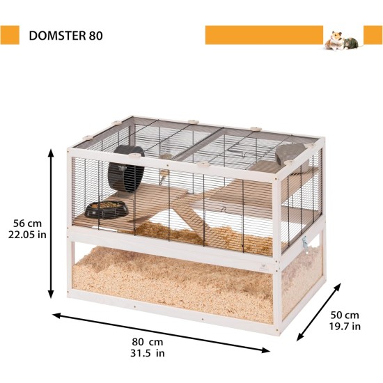 Ferplast Hamsterkäfig DOMSTER, Mauskäfig Hamsterhaus, 3 Ebenen, mit Zubehör, Plattformen Leitern, Lackiertes Metallgitter und FSC-Holz, Transparenter Boden, Hamsterkäfig Holz 120 x 50 x h 66,5 cm Ferplast Hamsterkäfig DOMSTER, Mauskäfig Hamsterhaus, 3 Ebenen, mit Zubehör, Plattformen Leitern, Lackiertes Metallgitter und FSC-Holz, Transparenter Boden, Hamsterkäfig Holz 120 x 50 x h 66,5 cm
