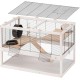 Ferplast Hamsterkäfig DOMSTER, Mauskäfig Hamsterhaus, 3 Ebenen, mit Zubehör, Plattformen Leitern, Lackiertes Metallgitter und FSC-Holz, Transparenter Boden, Hamsterkäfig Holz 120 x 50 x h 66,5 cm Ferplast Hamsterkäfig DOMSTER, Mauskäfig Hamsterhaus, 3 Ebenen, mit Zubehör, Plattformen Leitern, Lackiertes Metallgitter und FSC-Holz, Transparenter Boden, Hamsterkäfig Holz 120 x 50 x h 66,5 cm