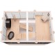Ferplast Hamsterkäfig DOMSTER, Mauskäfig Hamsterhaus, 3 Ebenen, mit Zubehör, Plattformen Leitern, Lackiertes Metallgitter und FSC-Holz, Transparenter Boden, Hamsterkäfig Holz 120 x 50 x h 66,5 cm Ferplast Hamsterkäfig DOMSTER, Mauskäfig Hamsterhaus, 3 Ebenen, mit Zubehör, Plattformen Leitern, Lackiertes Metallgitter und FSC-Holz, Transparenter Boden, Hamsterkäfig Holz 120 x 50 x h 66,5 cm