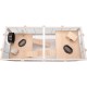 Ferplast Hamsterkäfig DOMSTER, Mauskäfig Hamsterhaus, 3 Ebenen, mit Zubehör, Plattformen Leitern, Lackiertes Metallgitter und FSC-Holz, Transparenter Boden, Hamsterkäfig Holz 120 x 50 x h 66,5 cm Ferplast Hamsterkäfig DOMSTER, Mauskäfig Hamsterhaus, 3 Ebenen, mit Zubehör, Plattformen Leitern, Lackiertes Metallgitter und FSC-Holz, Transparenter Boden, Hamsterkäfig Holz 120 x 50 x h 66,5 cm
