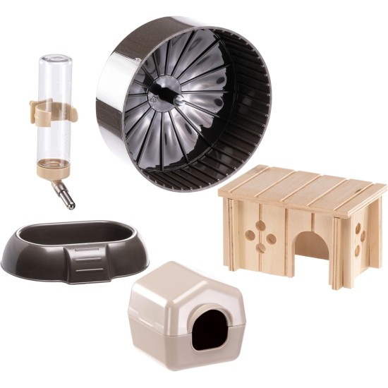 Ferplast Hamsterkäfig DOMSTER, Mauskäfig Hamsterhaus, 3 Ebenen, mit Zubehör, Plattformen Leitern, Lackiertes Metallgitter und FSC-Holz, Transparenter Boden, Hamsterkäfig Holz 120 x 50 x h 66,5 cm Ferplast Hamsterkäfig DOMSTER, Mauskäfig Hamsterhaus, 3 Ebenen, mit Zubehör, Plattformen Leitern, Lackiertes Metallgitter und FSC-Holz, Transparenter Boden, Hamsterkäfig Holz 120 x 50 x h 66,5 cm