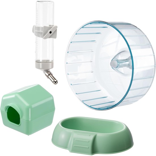 Ferplast Hamsterkäfig, Mäusekäfig MILOS Jumbo, Käfig für Hamster Mäuse, Kunststoffboden Struktur aus recyceltem Eisen, Einfache Wartung, Modulares Käfigsystem, Inklusive Zubehör, 69,5 x 46 x h 41 cm Ferplast Hamsterkäfig, Mäusekäfig MILOS Jumbo, Käfig für Hamster Mäuse, Kunststoffboden Struktur aus recyceltem Eisen, Einfache Wartung, Modulares Käfigsystem, Inklusive Zubehör, 69,5 x 46 x h 41 cm