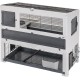 Ferplast Kaninchenkäfig BONNIE mit Haustiergehege, Kaninchenstall für den Innenbereich, Meerschweinchenkäfig, mit Gehege für Kaninchen, Kaninchenhaus und Wasserflasche, 108 x 64 x H 113 cm Ferplast Kaninchenkäfig BONNIE mit Haustiergehege, Kaninchenstall für den Innenbereich, Meerschweinchenkäfig, mit Gehege für Kaninchen, Kaninchenhaus und Wasserflasche, 108 x 64 x H 113 cm