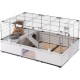 Ferplast Kaninchenkäfig, Hasenkäfig, Meerschweinchenkäfig, MODULAR 4, Modularer, erweiterbare, käfig groß, mit Zubehör, Viel Platz, 179 x 72 x h 56 cm Ferplast Kaninchenkäfig, Hasenkäfig, Meerschweinchenkäfig, MODULAR 4, Modularer, erweiterbare, käfig groß, mit Zubehör, Viel Platz, 179 x 72 x h 56 cm