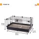 Ferplast Kaninchenkäfig TOMMY 100, Meerschweinchenkäfig, Kaninchen, Kleintiere, Kaninchenstall Indoor mit Gitter und Tränke, 99,5 x 53 x H 48 cm, Dach zum Öffnen, aus Lackiertem Metall und Kunststoff Ferplast Kaninchenkäfig TOMMY 100, Meerschweinchenkäfig, Kaninchen, Kleintiere, Kaninchenstall Indoor mit Gitter und Tränke, 99,5 x 53 x H 48 cm, Dach zum Öffnen, aus Lackiertem Metall und Kunststoff