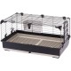 Ferplast Kaninchenkäfig TOMMY 100, Meerschweinchenkäfig, Kaninchen, Kleintiere, Kaninchenstall Indoor mit Gitter und Tränke, 99,5 x 53 x H 48 cm, Dach zum Öffnen, aus Lackiertem Metall und Kunststoff Ferplast Kaninchenkäfig TOMMY 100, Meerschweinchenkäfig, Kaninchen, Kleintiere, Kaninchenstall Indoor mit Gitter und Tränke, 99,5 x 53 x H 48 cm, Dach zum Öffnen, aus Lackiertem Metall und Kunststoff