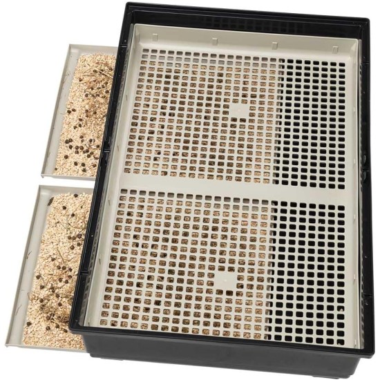 Ferplast Kaninchenkäfig TOMMY 100, Meerschweinchenkäfig, Kaninchen, Kleintiere, Kaninchenstall Indoor mit Gitter und Tränke, 99,5 x 53 x H 48 cm, Dach zum Öffnen, aus Lackiertem Metall und Kunststoff Ferplast Kaninchenkäfig TOMMY 100, Meerschweinchenkäfig, Kaninchen, Kleintiere, Kaninchenstall Indoor mit Gitter und Tränke, 99,5 x 53 x H 48 cm, Dach zum Öffnen, aus Lackiertem Metall und Kunststoff