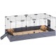 Ferplast Kaninchenstall, BUNNY HUB 02 Innen-/Außenbereich Gehege, Mit Zubehör, Aus Recyceltem Eisen und Kunststoff, Vielseitiger Stoff, Einfache Reinigung, 140 x 71 x h 59,5 cm Ferplast Kaninchenstall, BUNNY HUB 02 Innen-/Außenbereich Gehege, Mit Zubehör, Aus Recyceltem Eisen und Kunststoff, Vielseitiger Stoff, Einfache Reinigung, 140 x 71 x h 59,5 cm