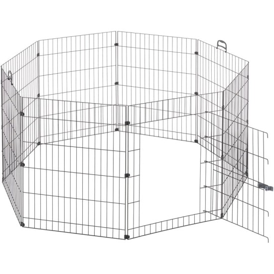 Ferplast Kaninchenstall FREERUN MEDIUM, Kaninchen, Meerschweinchen, Kleintiere, Haustierlaufstall, Gitterzaun, Haustiergehege mit Griffen und Tür, Durchmesser 140 x 76,5 cm, aus Rostfreiem Stahl Ferplast Kaninchenstall FREERUN MEDIUM, Kaninchen, Meerschweinchen, Kleintiere, Haustierlaufstall, Gitterzaun, Haustiergehege mit Griffen und Tür, Durchmesser 140 x 76,5 cm, aus Rostfreiem Stahl