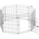 Ferplast Kaninchenstall FREERUN MEDIUM, Kaninchen, Meerschweinchen, Kleintiere, Haustierlaufstall, Gitterzaun, Haustiergehege mit Griffen und Tür, Durchmesser 140 x 76,5 cm, aus Rostfreiem Stahl Ferplast Kaninchenstall FREERUN MEDIUM, Kaninchen, Meerschweinchen, Kleintiere, Haustierlaufstall, Gitterzaun, Haustiergehege mit Griffen und Tür, Durchmesser 140 x 76,5 cm, aus Rostfreiem Stahl