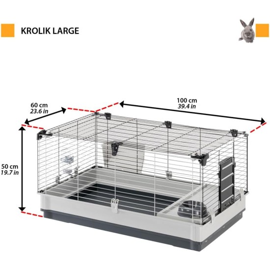 Ferplast Krolik 160 57072670 Rodent Cage Ferplast Krolik 160 57072670 Rodent Cage