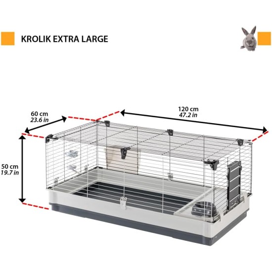 Ferplast Krolik 160 57072670 Rodent Cage Ferplast Krolik 160 57072670 Rodent Cage