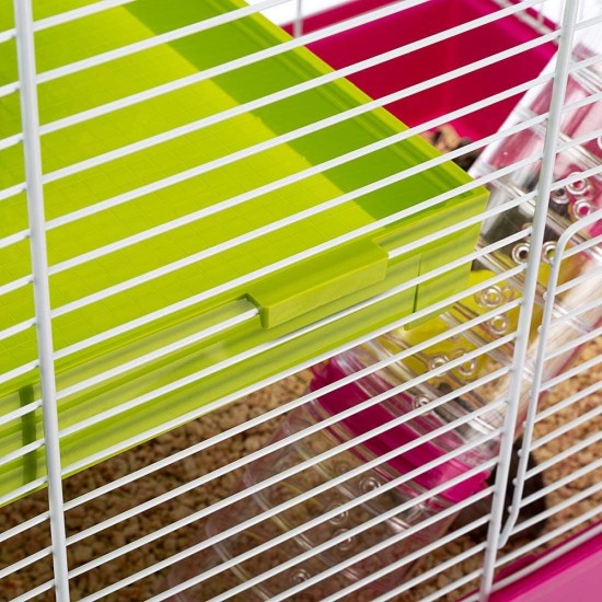 Ferplast Laura Small Animal Cage, 46 x 29.5 x 37.5 cm, White Ferplast Laura Small Animal Cage, 46 x 29.5 x 37.5 cm, White