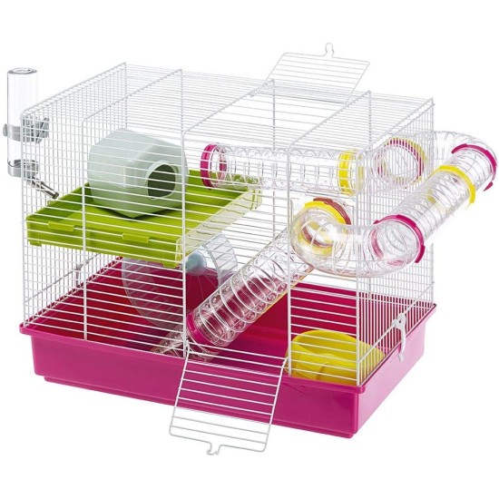 Ferplast Laura Small Animal Cage, 46 x 29.5 x 37.5 cm, White Ferplast Laura Small Animal Cage, 46 x 29.5 x 37.5 cm, White