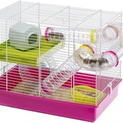 Ferplast Laura Small Animal Cage, 46 x 29.5 x 37.5 cm, White Ferplast Laura Small Animal Cage, 46 x 29.5 x 37.5 cm, White