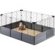 Ferplast Open Modular Cage for Guinea Pigs, Multipla Open, Small Animal Cage Ferplast Open Modular Cage for Guinea Pigs, Multipla Open, Small Animal Cage