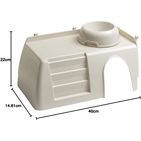 Ferplast Rabbit Cage Accessories: Madriguera Pub Deluxe, Ferplast Kafes, Grey, L 22 x W 15 x H 40 cm, Durable, Indoor, 1 Level, Wooden Pub Ferplast Rabbit Cage Accessories: Madriguera Pub Deluxe, Ferplast Kafes, Grey, L 22 x W 15 x H 40 cm, Durable, Indoor, 1 Level, Wooden Pub