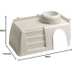 Ferplast Rabbit Cage Accessories: Madriguera Pub Deluxe, Ferplast Kafes, Grey, L 22 x W 15 x H 40 cm, Durable, Indoor, 1 Level, Wooden Pub Ferplast Rabbit Cage Accessories: Madriguera Pub Deluxe, Ferplast Kafes, Grey, L 22 x W 15 x H 40 cm, Durable, Indoor, 1 Level, Wooden Pub