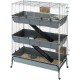 Ferplast Rabbit Cage Rabbit 120 Double Front Opening Bracket and Accessories Included 118 x 58 x 166 cm Ferplast Rabbit Cage Rabbit 120 Double Front Opening Bracket and Accessories Included 118 x 58 x 166 cm