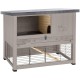 Ferplast Rabbit Hutch Ranch 100 Restyle Grey 95x64.5x84.5 cm Habitat 57090011 Ferplast Rabbit Hutch Ranch 100 Restyle Grey 95x64.5x84.5 cm Habitat 57090011