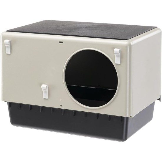 Ferplast Rabbit Hutch for Guinea Pigs and Rabbits on Two Levels, grey Ferplast Rabbit Hutch for Guinea Pigs and Rabbits on Two Levels, grey