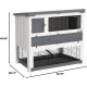 Ferplast Rabbit Hutch for Guinea Pigs and Rabbits on Two Levels, grey Ferplast Rabbit Hutch for Guinea Pigs and Rabbits on Two Levels, grey