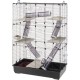 Ferplast SARA Tower Ferret Cage Chinchilla Cage Ferret Cage Small Animal Cage 6 Tier with Tunnels Platforms and Accessories 99.5 x 53 x H 152 cm with Door and Handles Ferplast SARA Tower Ferret Cage Chinchilla Cage Ferret Cage Small Animal Cage 6 Tier with Tunnels Platforms and Accessories 99.5 x 53 x H 152 cm with Door and Handles
