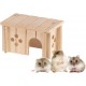 Ferplast Sin 4641 Wooden House For Rodents 12.5x7.5x7cm Ferplast Sin 4641 Wooden House For Rodents 12.5x7.5x7cm