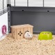 Ferplast Sin 4641 Wooden House For Rodents 12.5x7.5x7cm Ferplast Sin 4641 Wooden House For Rodents 12.5x7.5x7cm