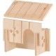 Ferplast Sin 4641 Wooden House For Rodents 12.5x7.5x7cm Ferplast Sin 4641 Wooden House For Rodents 12.5x7.5x7cm