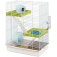 Ferplast TRIS Hamster Cage, Rodent Cage, Small Animal Cage, 3 Levels with Ramps, Hamster Accessories Included, 46 x 29 x 58 cm Ferplast TRIS Hamster Cage, Rodent Cage, Small Animal Cage, 3 Levels with Ramps, Hamster Accessories Included, 46 x 29 x 58 cm