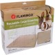 Flamingo Riley Rodent Blanket Taupe - 125 x 125 cm, Soft and Cuddly Blanket for Rabbits, Guinea Pigs, Chinchillas and Other Small Animals