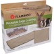 Flamingo Riley Rodent Blanket Taupe - 125 x 125 cm, Soft and Cuddly Blanket for Rabbits, Guinea Pigs, Chinchillas and Other Small Animals