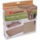 Flamingo Riley Rodent Blanket Taupe - 125 x 125 cm, Soft and Cuddly Blanket for Rabbits, Guinea Pigs, Chinchillas and Other Small Animals