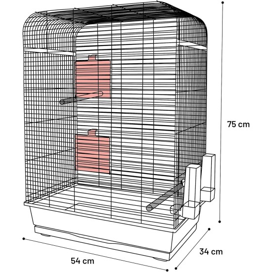 Flamingo Rodent Case Ecco Large 29 x 23 x 18 cm Flamingo Rodent Case Ecco Large 29 x 23 x 18 cm