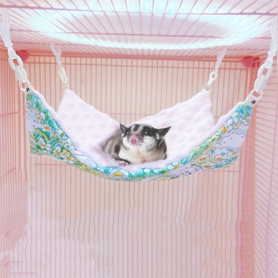 Fnaobai Rat Hammocks for Cage Small Animal Accessories Hanging Warm Hammock Bed Soft Plush Hamster Guinea Pig Chinchilla Ferret Hammock for Small Animals Play Fnaobai Rat Hammocks for Cage Small Animal Accessories Hanging Warm Hammock Bed Soft Plush Hamster Guinea Pig Chinchilla Ferret Hammock for Small Animals Play