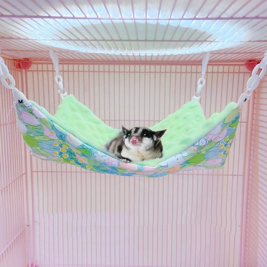 Fnaobai Rat Hammocks for Cage Small Animal Accessories Hanging Warm Hammock Bed Soft Plush Hamster Guinea Pig Chinchilla Ferret Hammock for Small Animals Play Fnaobai Rat Hammocks for Cage Small Animal Accessories Hanging Warm Hammock Bed Soft Plush Hamster Guinea Pig Chinchilla Ferret Hammock for Small Animals Play