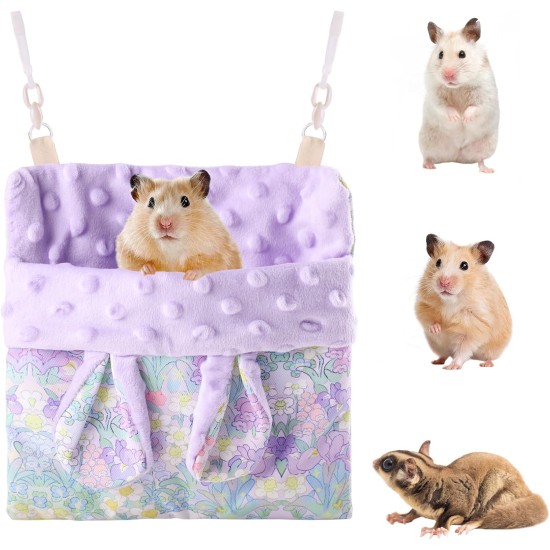 Fnaobai Sugar Gliders Sleeping Bag Hamster Velvet Hammocks Bed Carrier with Strap Squirrel Marmots Guinea Pig Warm Swing Carry Bag Cage Accessories for Small Animals (Pink) Fnaobai Sugar Gliders Sleeping Bag Hamster Velvet Hammocks Bed Carrier with Strap Squirrel Marmots Guinea Pig Warm Swing Carry Bag Cage Accessories for Small Animals (Pink)
