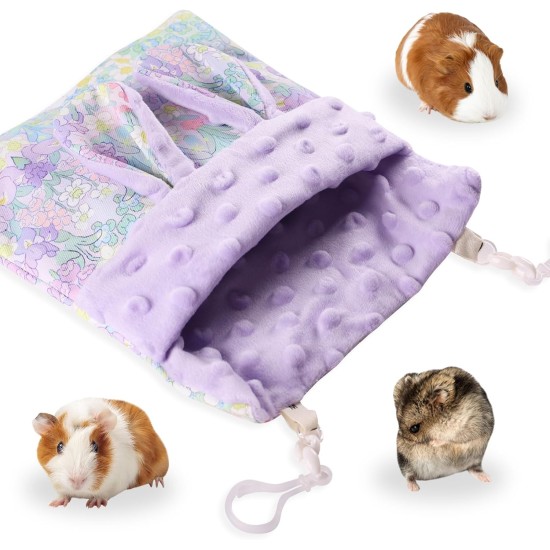 Fnaobai Sugar Gliders Sleeping Bag Hamster Velvet Hammocks Bed Carrier with Strap Squirrel Marmots Guinea Pig Warm Swing Carry Bag Cage Accessories for Small Animals (Pink) Fnaobai Sugar Gliders Sleeping Bag Hamster Velvet Hammocks Bed Carrier with Strap Squirrel Marmots Guinea Pig Warm Swing Carry Bag Cage Accessories for Small Animals (Pink)