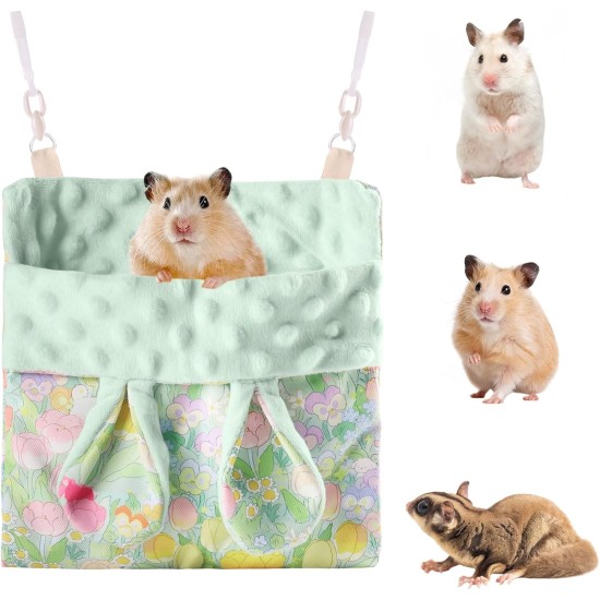 Fnaobai Sugar Gliders Sleeping Bag Hamster Velvet Hammocks Bed Carrier with Strap Squirrel Marmots Guinea Pig Warm Swing Carry Bag Cage Accessories for Small Animals (Pink) Fnaobai Sugar Gliders Sleeping Bag Hamster Velvet Hammocks Bed Carrier with Strap Squirrel Marmots Guinea Pig Warm Swing Carry Bag Cage Accessories for Small Animals (Pink)