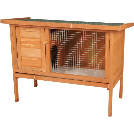 Fornord Mon Jardin Natural Wood Rabbit Hutch on Base 91 x 45 x 70 cm Fornord Mon Jardin Natural Wood Rabbit Hutch on Base 91 x 45 x 70 cm