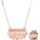 GOTOTOP Hamster Swing for Cage, Wooden Small Pet Hanging Boat Toy with Chain for Hamsters, Hang on the Cage Top (8.3 x 4.3 x 3.1 Inches) GOTOTOP Hamster Swing for Cage, Wooden Small Pet Hanging Boat Toy with Chain for Hamsters, Hang on the Cage Top (8.3 x 4.3 x 3.1 Inches)