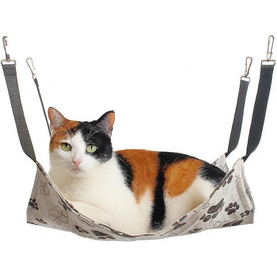 GXGM 1 x Cat Hammock, Canvas Cat Hammock, Hanging Cat Hammock, Pet Cage Hammock, Soft and Breathable, Suitable for Cats, Dogs, Rabbits, Hamsters etc. 50 x 40 cm GXGM 1 x Cat Hammock, Canvas Cat Hammock, Hanging Cat Hammock, Pet Cage Hammock, Soft and Breathable, Suitable for Cats, Dogs, Rabbits, Hamsters etc. 50 x 40 cm