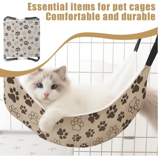 GXGM 1 x Cat Hammock, Canvas Cat Hammock, Hanging Cat Hammock, Pet Cage Hammock, Soft and Breathable, Suitable for Cats, Dogs, Rabbits, Hamsters etc. 50 x 40 cm GXGM 1 x Cat Hammock, Canvas Cat Hammock, Hanging Cat Hammock, Pet Cage Hammock, Soft and Breathable, Suitable for Cats, Dogs, Rabbits, Hamsters etc. 50 x 40 cm