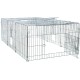 Galvanised Rabbit / Guines Pig Enclosure with Roof 144x116x58cm Galvanised Rabbit / Guines Pig Enclosure with Roof 144x116x58cm