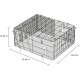 Galvanised Rabbit / Guines Pig Enclosure with Roof 144x116x58cm Galvanised Rabbit / Guines Pig Enclosure with Roof 144x116x58cm