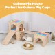 Guinea Pig Hideout Guinea Pig House with Stairs and Mats Extra Large Guinea Pig Castle Removable Hiding Place for Small Animals Wooden Guinea Pig Habitats with Multiple Doors and Guinea Pig Hideout Guinea Pig House with Stairs and Mats Extra Large Guinea Pig Castle Removable Hiding Place for Small Animals Wooden Guinea Pig Habitats with Multiple Doors and